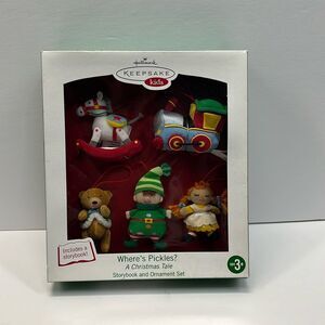 Hallmark Keepsake Kids Where’s Pickles? Plush Ornament & Storybook Set